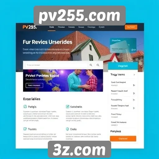 Análise da interface de usuário do site pv255.com